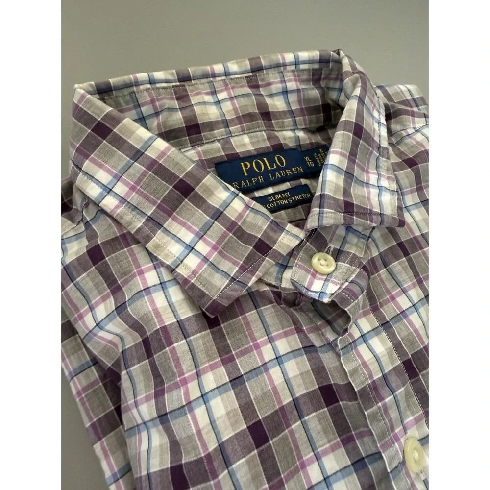 Polo Ralph Lauren Slim Fit Cotton Stretch Shirt XL. N1